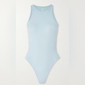 SMIMS Fits Everybody High Neck Tank Bodysuit in Opal size XS